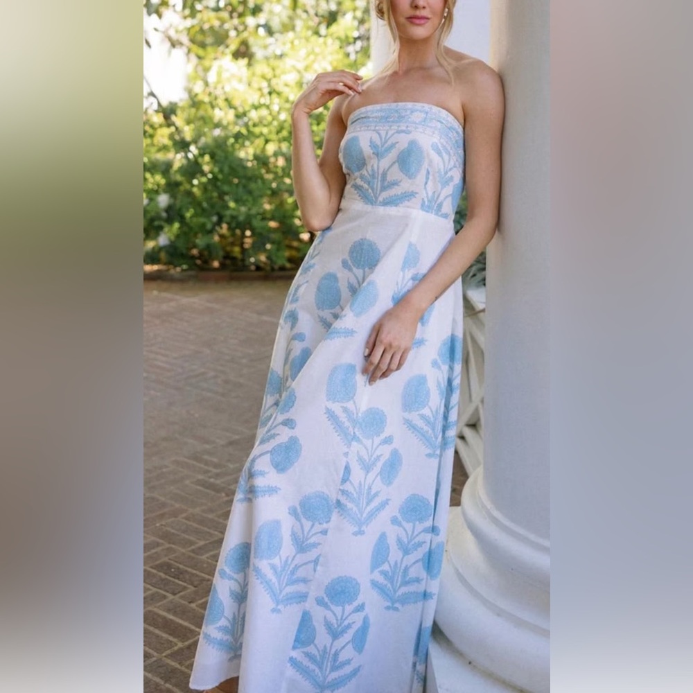 Sue Sarton Block Print Drrss